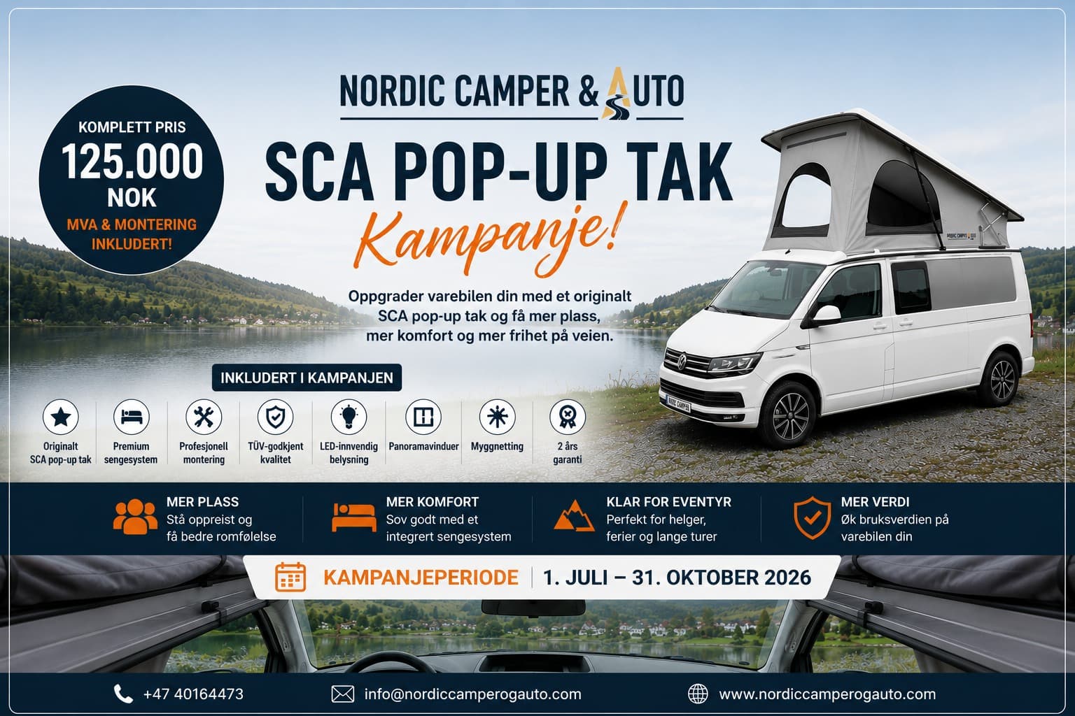 SCA POP-UP ROOF CAMPAIGN