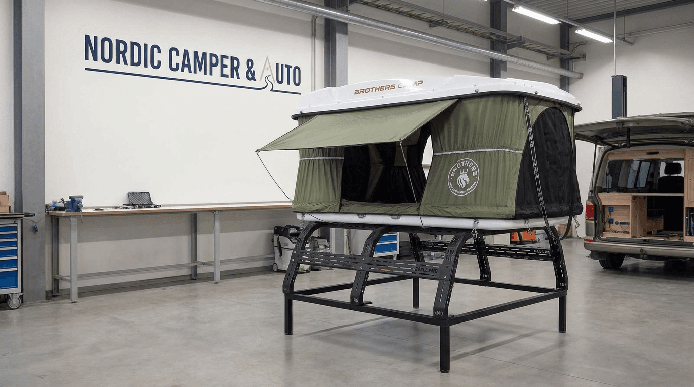 AB 130 Taktelt – Hard Shell Rooftop Tent for 2 Personer