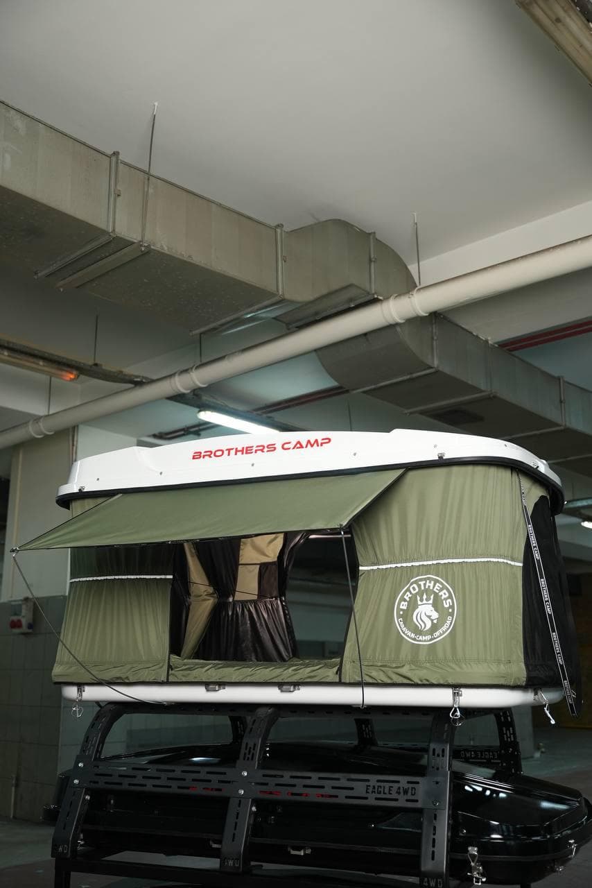 AB 130 Taktelt – Hard Shell Rooftop Tent for 2 Personer