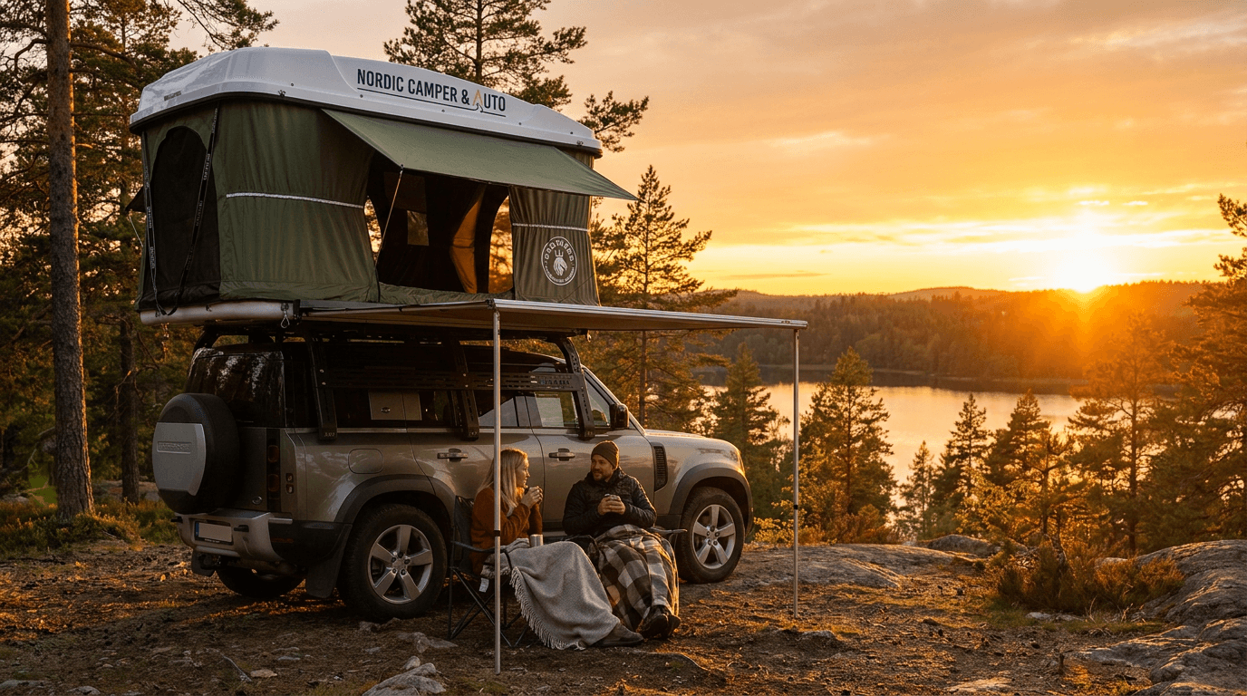 AB 130 Taktelt – Hard Shell Rooftop Tent for 2 Personer