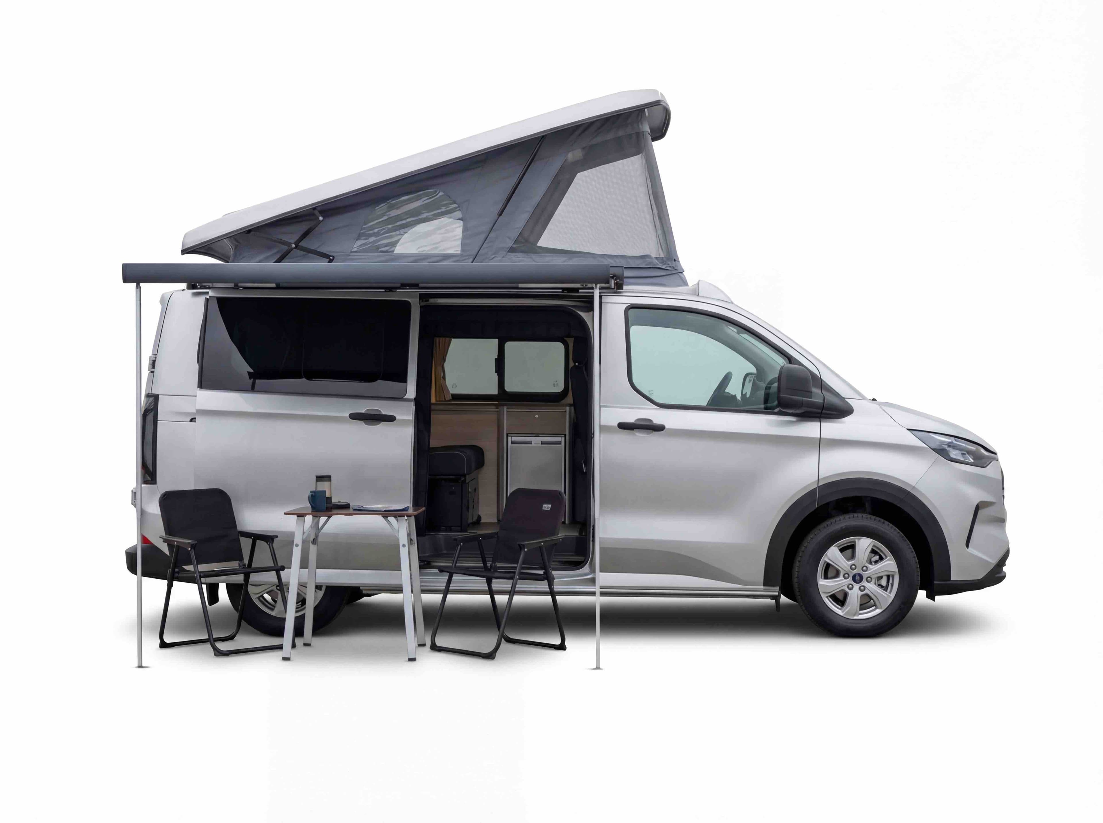 Nordic Fjord - side profile with awning